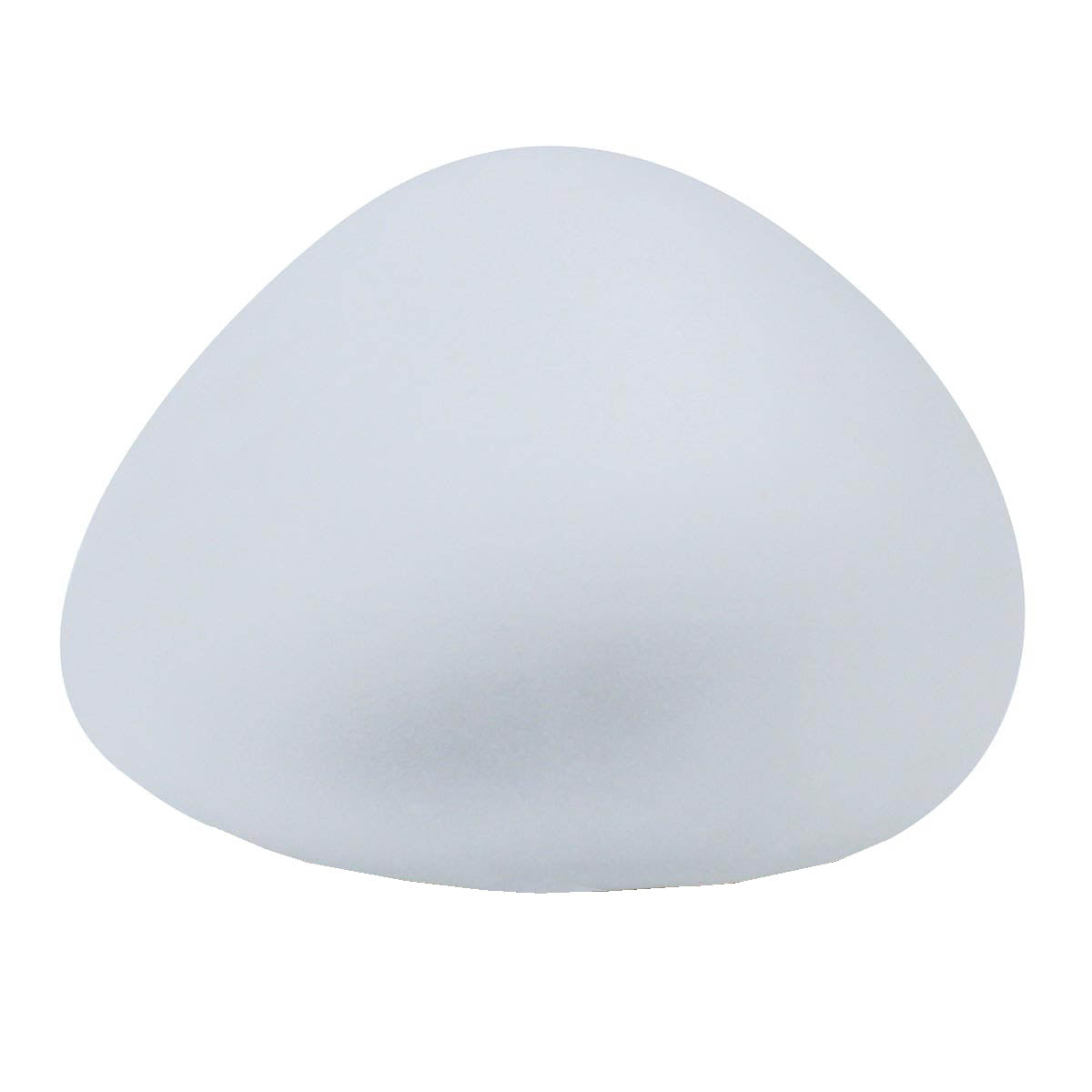 Dekorative weiße LED-Kiesel-Solarlampe SOLENZARA ∅16cm