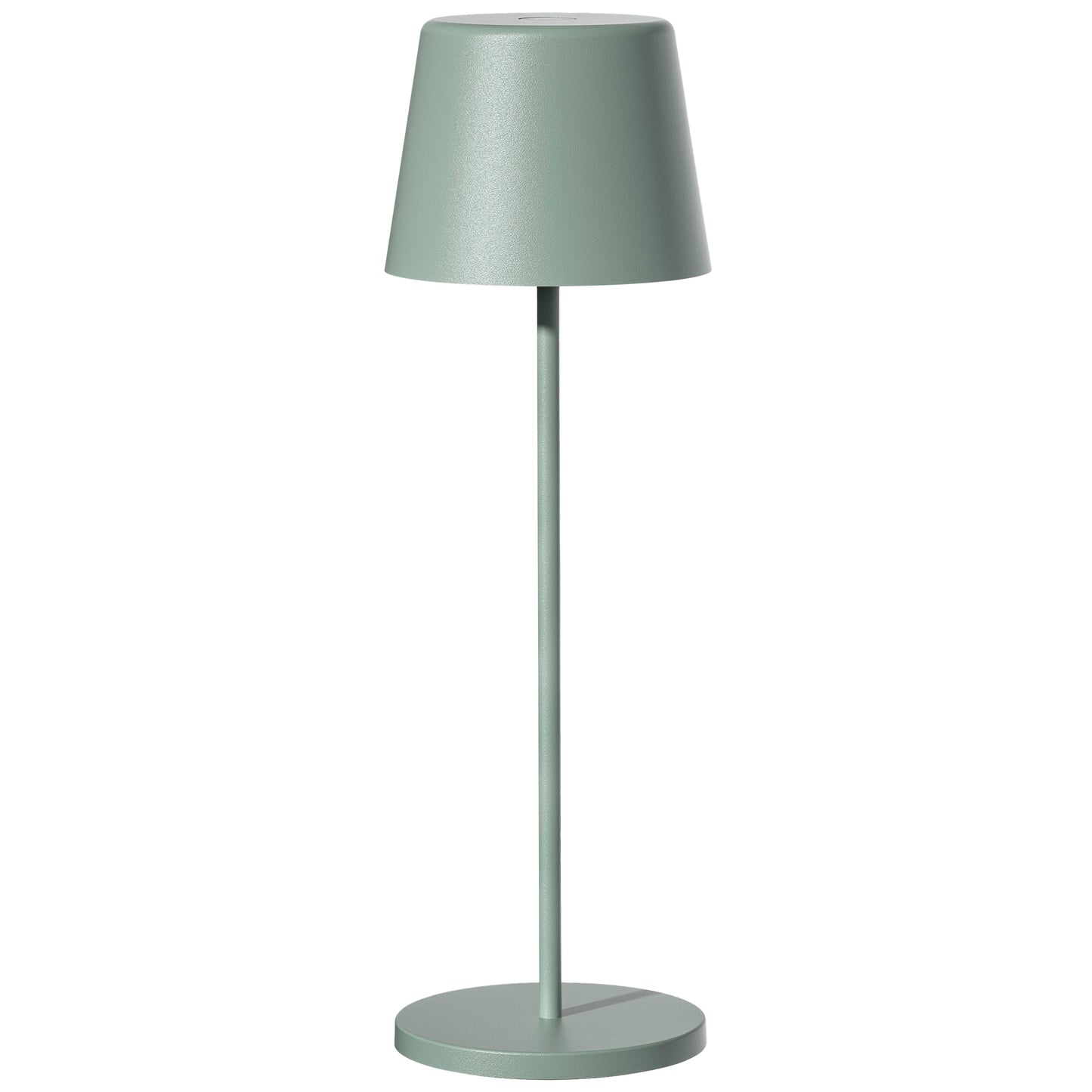 KELLY OLIVE H38cm dimmbare Tischleuchte Touch Wireless Aluminium grün weiße LED