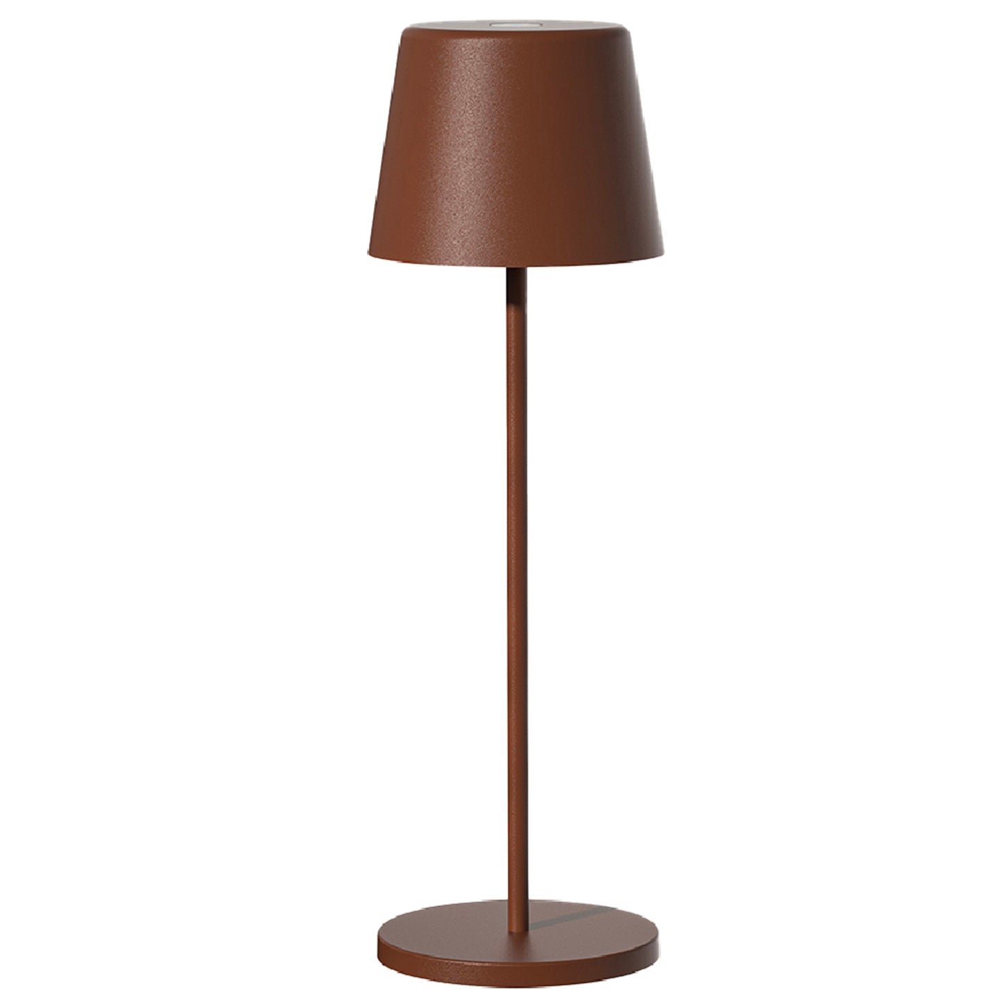 KELLY VINTAGE H38cm Tischleuchte Touch Wireless Aluminium braun weiß LED dimmbar
