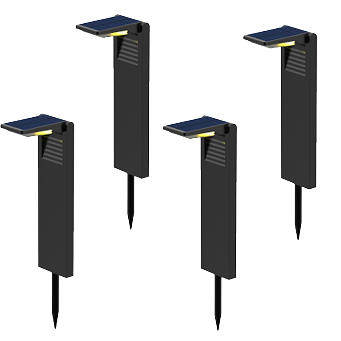 Set mit 2 kaltweißen LED-Solarleuchten zum Bepflanzen von 2x OSTRY H41cm