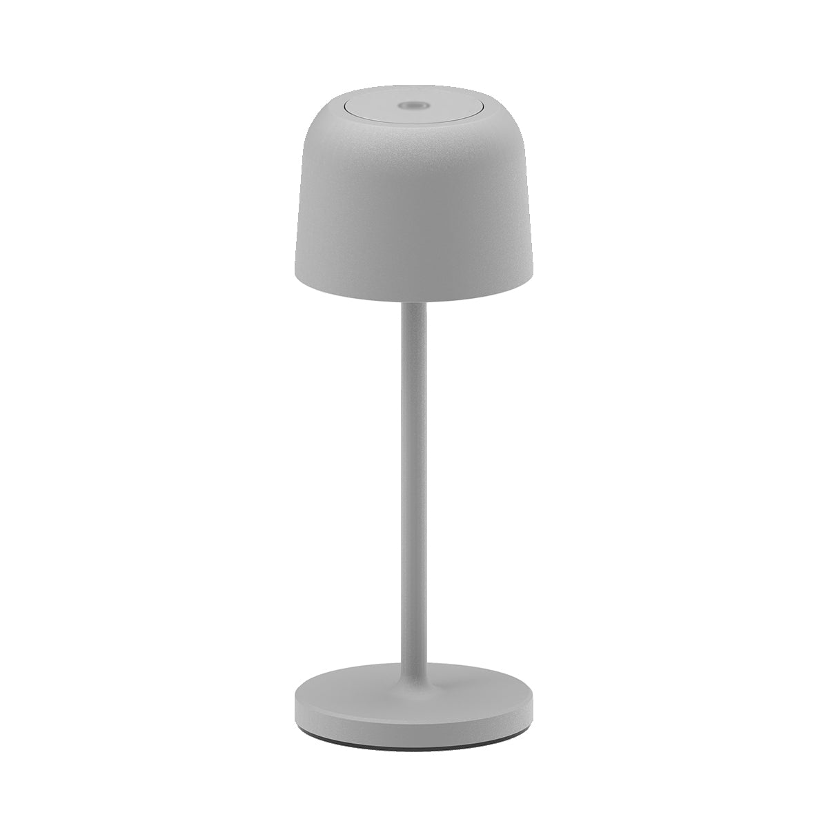 Lampe de table sans fil LED blanc chaud dimmable SOPHIA GREY H20cm, Gris