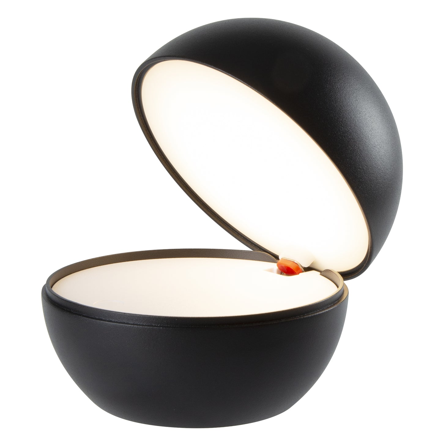 Lampe de chevet sans fil à poser noire LED blanc chaud dimmable GOOD NIGHT BLACK ø12cm