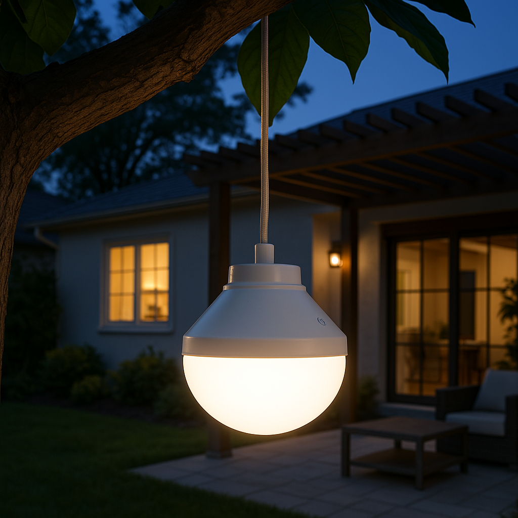 LYS 900 Lumen weiße und mehrfarbige wiederaufladbare LED-Lampe mit Fernbedienung H11cm