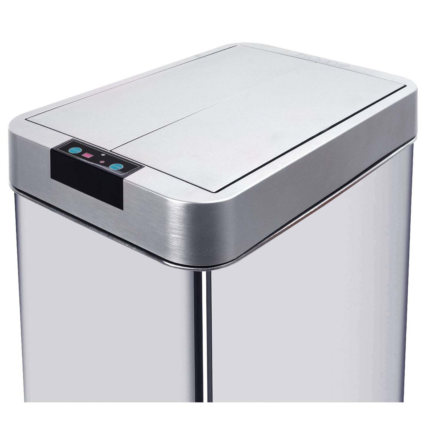 Rechteckige automatische Mülleimerabdeckung Modell SILVERLAKE Chrome