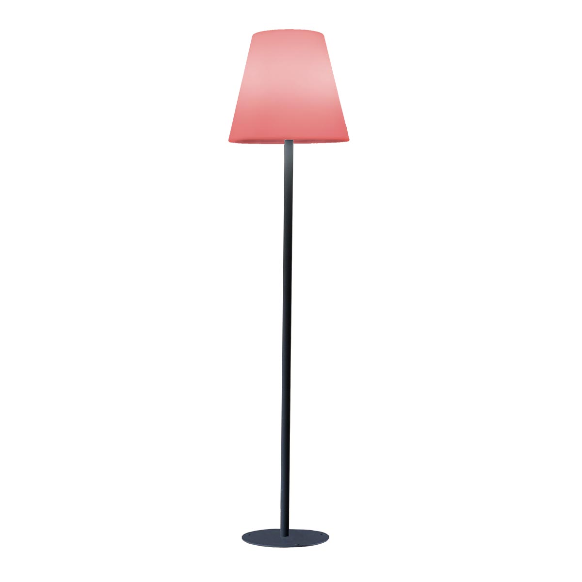 Lampadaire sans fil pied metal LED multicolore dimmable STANDY H150cm avec télécommande - REDDECO.com