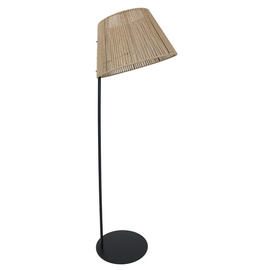 OCTAVIO dimmbare weiße und mehrfarbige LED-Stehlampe mit Metallfuß, kabellos, H170 cm, mit Fernbedienung