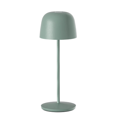 Lampe de table touch sans fil en aluminium vert olive LED SOPHIA OLIVE blanc dimmable H28cm