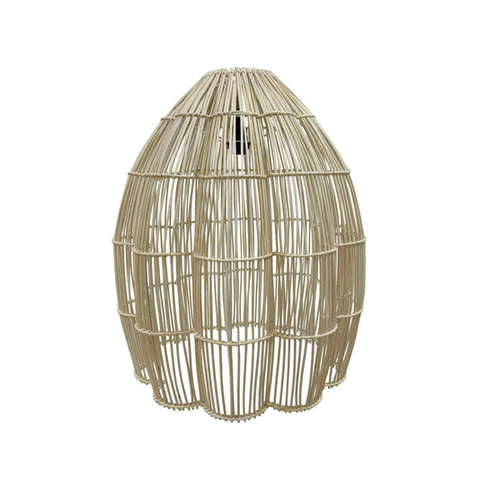 Abat jour naturel AVILA en rotin style bohème H60cm pour monture électrique E27