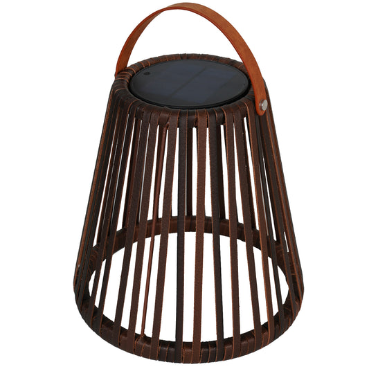 Dekorative Solarlaterne aus warmweißem LED-Polyethylen SHADY H43cm
