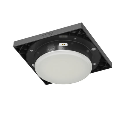 LYS 900 Lumen weiße und mehrfarbige wiederaufladbare LED-Lampe mit Fernbedienung H11cm