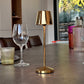 Lampe de table sans fil LED blanc chaud dimmable EMILY H25cm, Gold