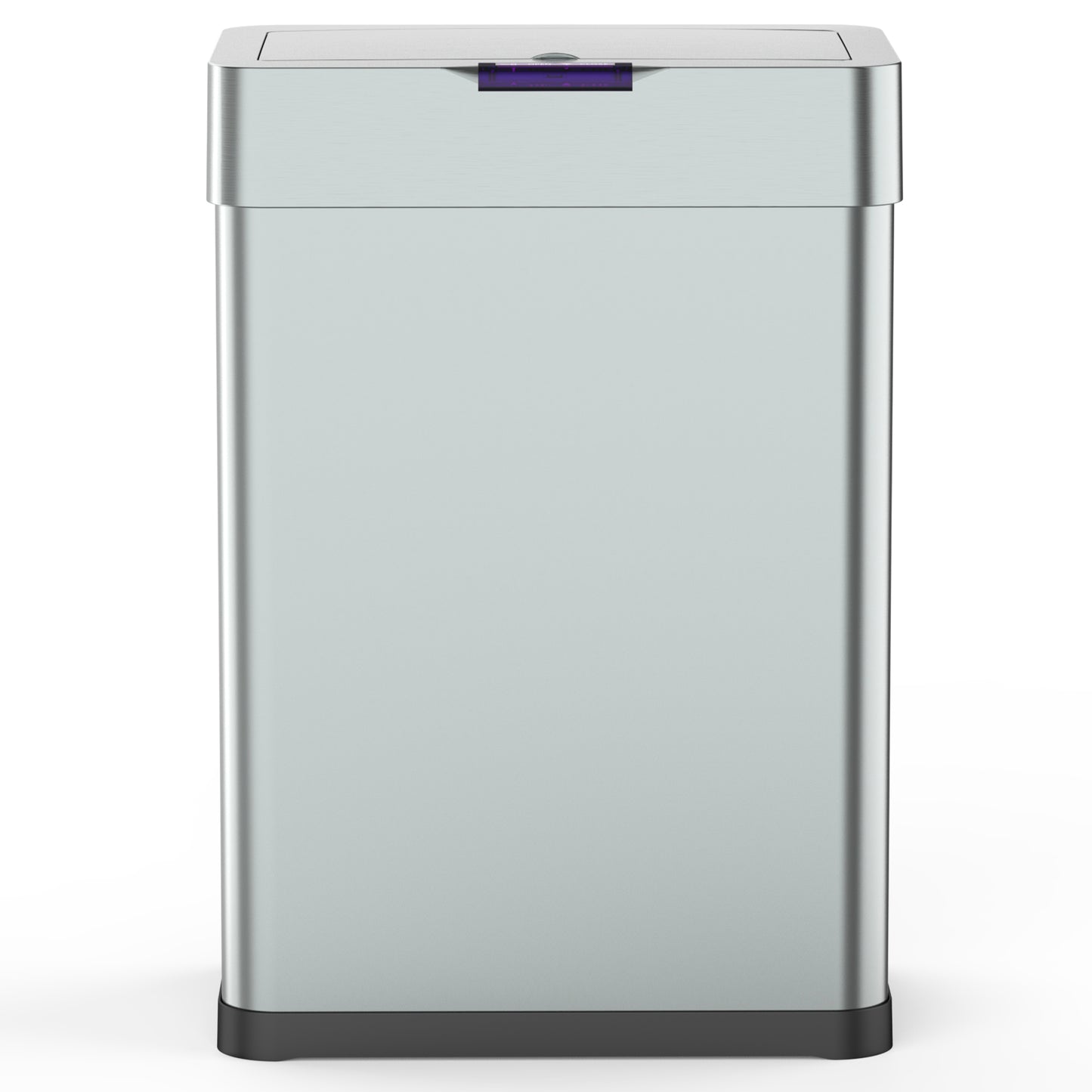Design-Automatik-Kücheneimer 60L DAYTONA aus Edelstahl mit Umreifung