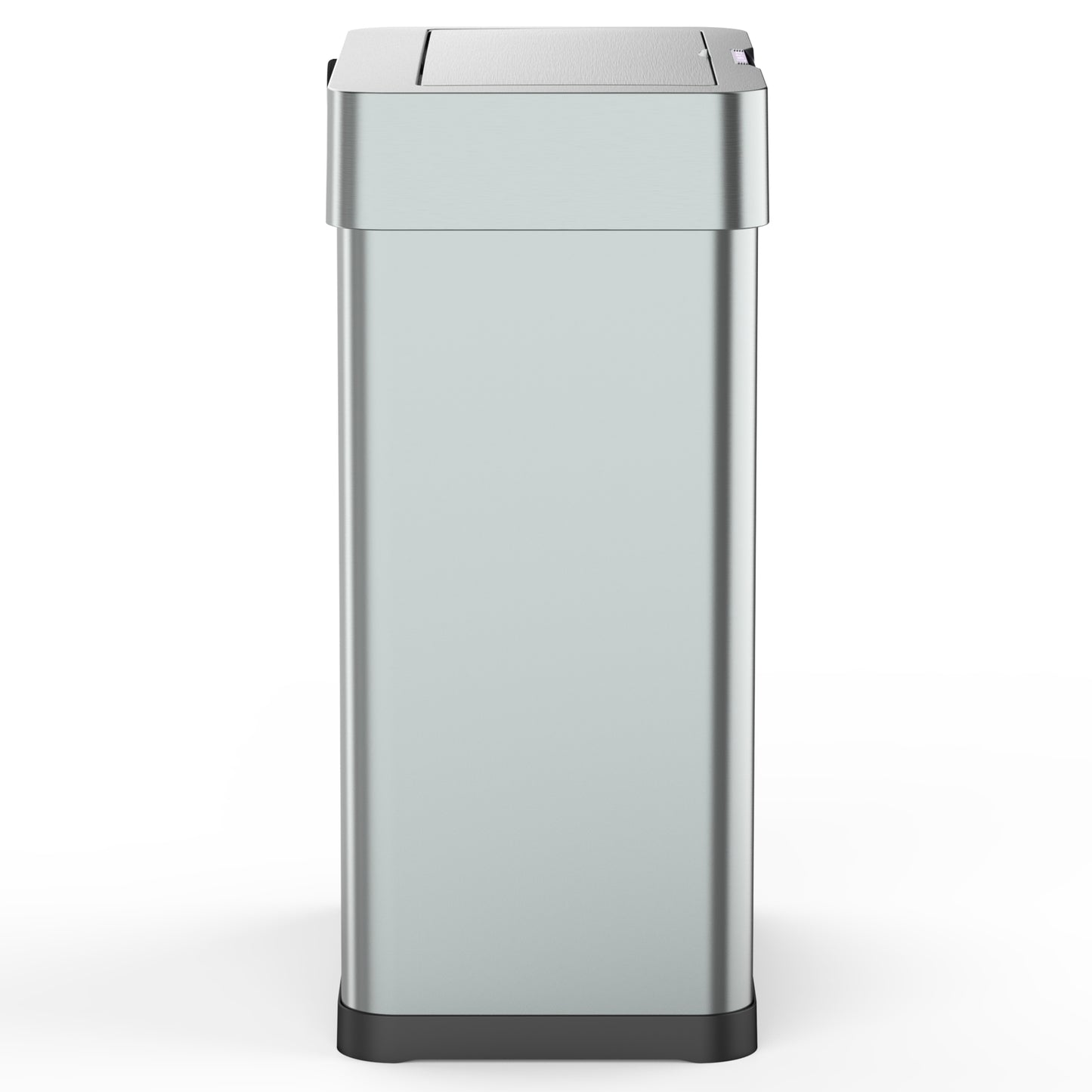 Design-Automatik-Kücheneimer 60L DAYTONA aus Edelstahl mit Umreifung