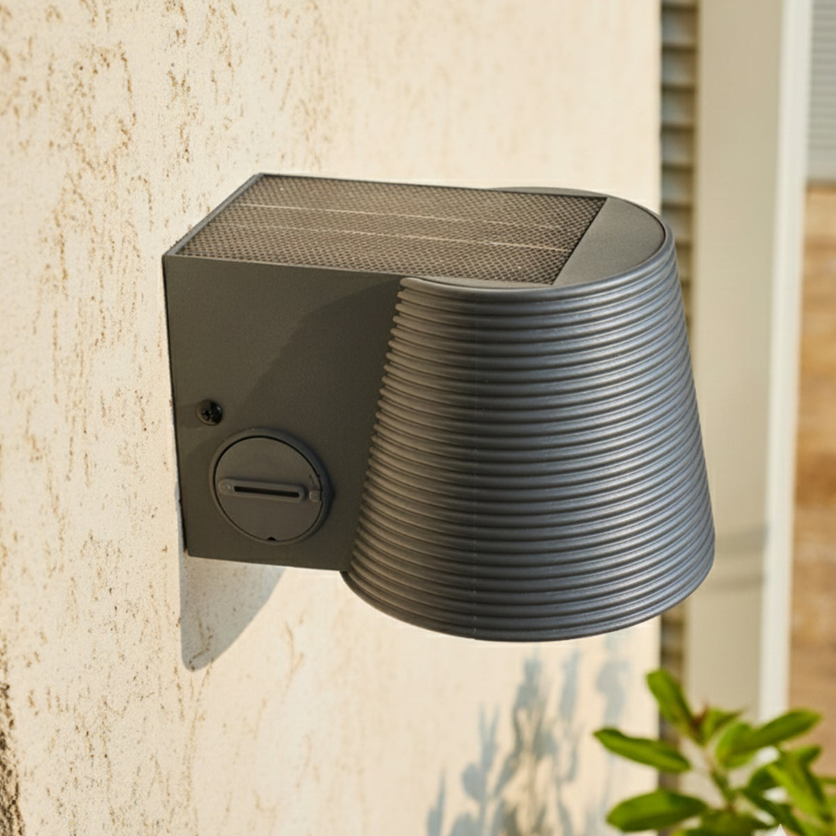 Lot de 2 appliques murales solaires puissantes LED blanc 1000 lumens avec détecteur de mouvement IP65 2x SOLINE WALL