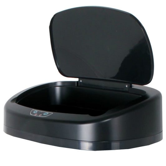 Rechteckiger automatischer Mülleimerdeckel Modell MAJESTIC BLACK Schwarz