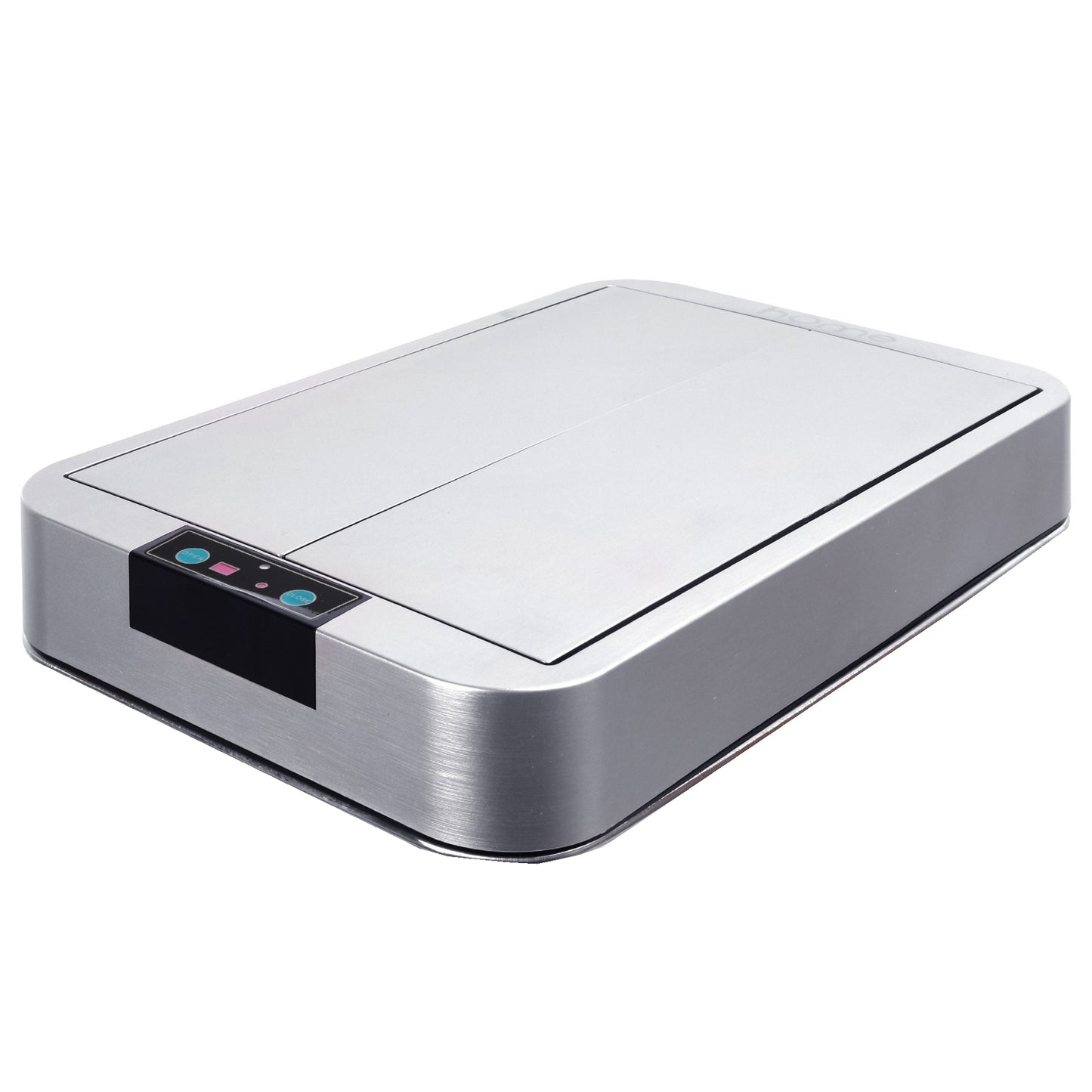 Rechteckige automatische Mülleimerabdeckung Modell SILVERLAKE Chrome
