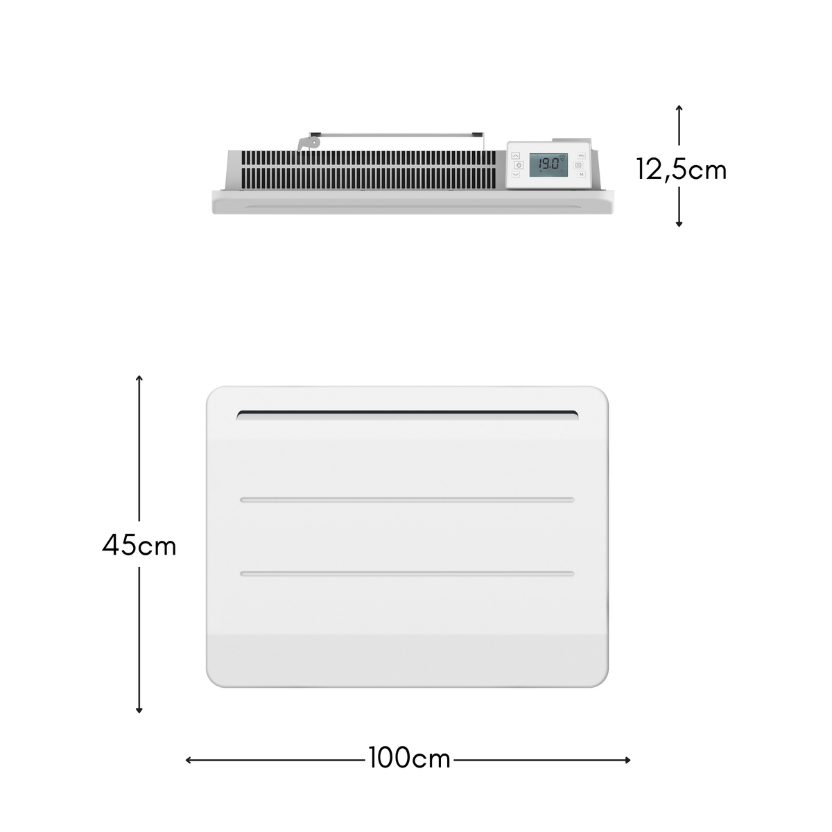 TANA 2000W LCD-Bildschirm CAST FONTE Trockenträgheits-Elektroheizkörper