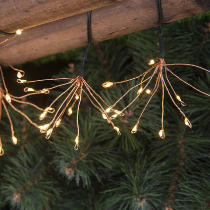 2 Guirlande solaire FIREWORKS 144 LED 4.2M