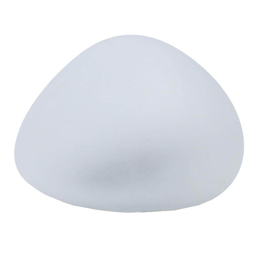 Dekorative weiße LED-Kiesel-Solarlampe SOLENZARA ∅16cm