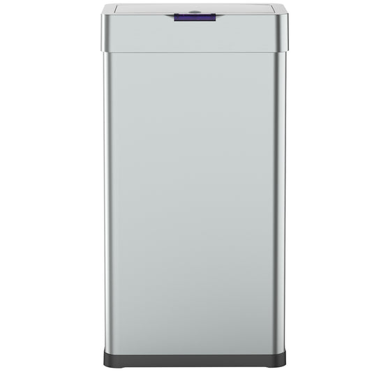 Poubelle de cuisine automatique design 90L DAYTONA en acier INOX avec cerclage