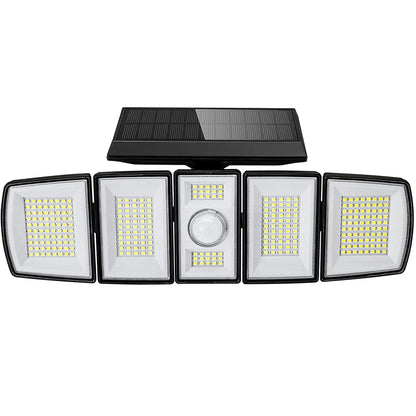 Solarstrahler lichtstark 1000 Lumen kaltweiß LED ANDOVER XL mit Bewegungsmelder