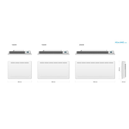 TANA 2000W LCD-Bildschirm CAST FONTE Trockenträgheits-Elektroheizkörper