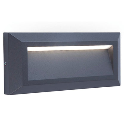 Applique murale d'extérieur sur secteur HELENA aluminium gris  LED blanc H10m