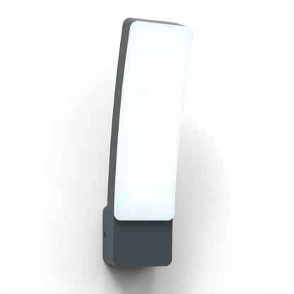 Applique murale d'extérieur sur secteur KIRA GREY aluminium LED blanc chaud H31m