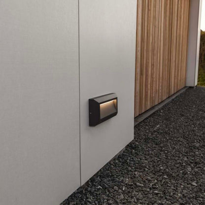 Applique murale d'extérieur sur secteur HELENA aluminium gris  LED blanc H10m