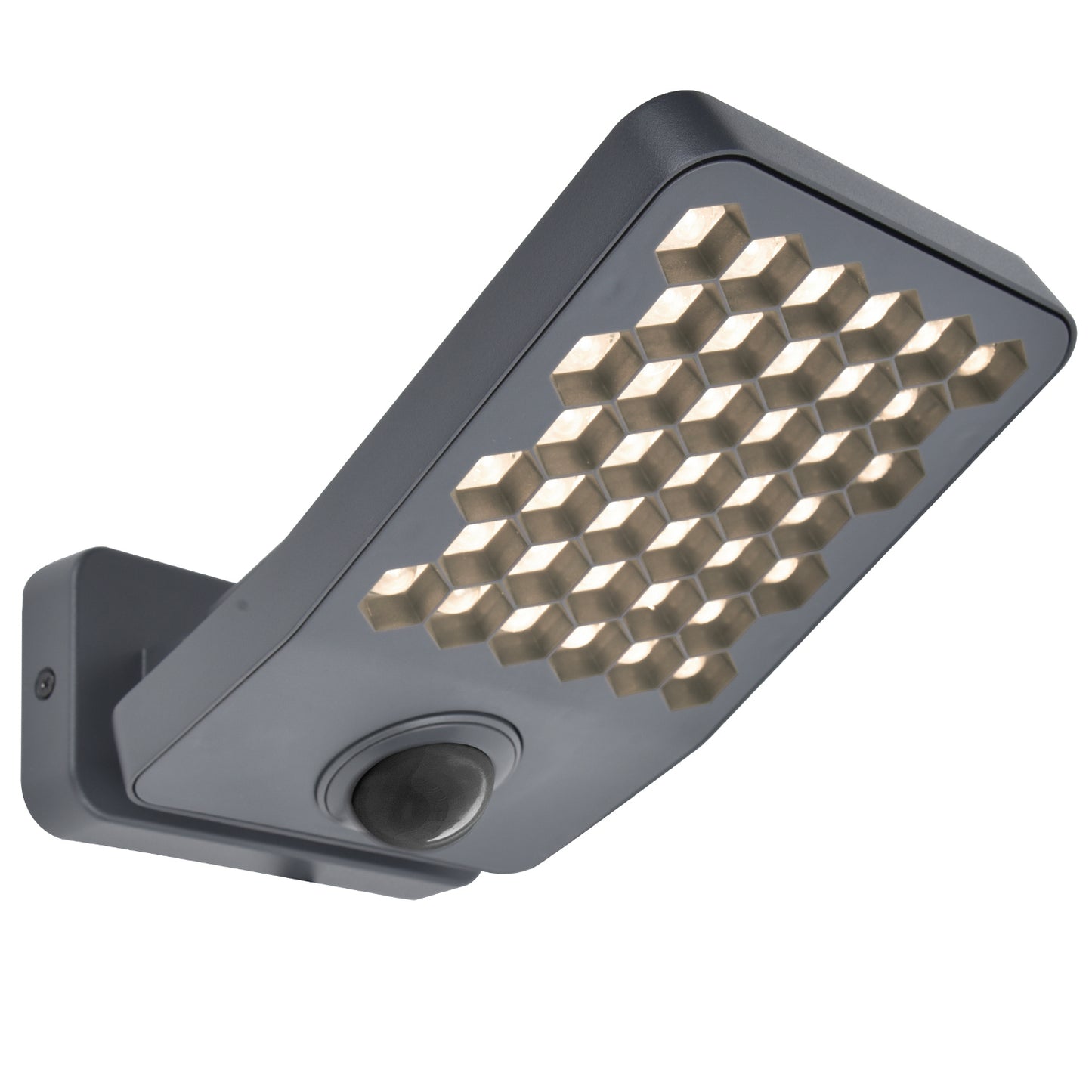 Applique murale secteur ATLANTIS GREY SENSOR LED H12,4cm