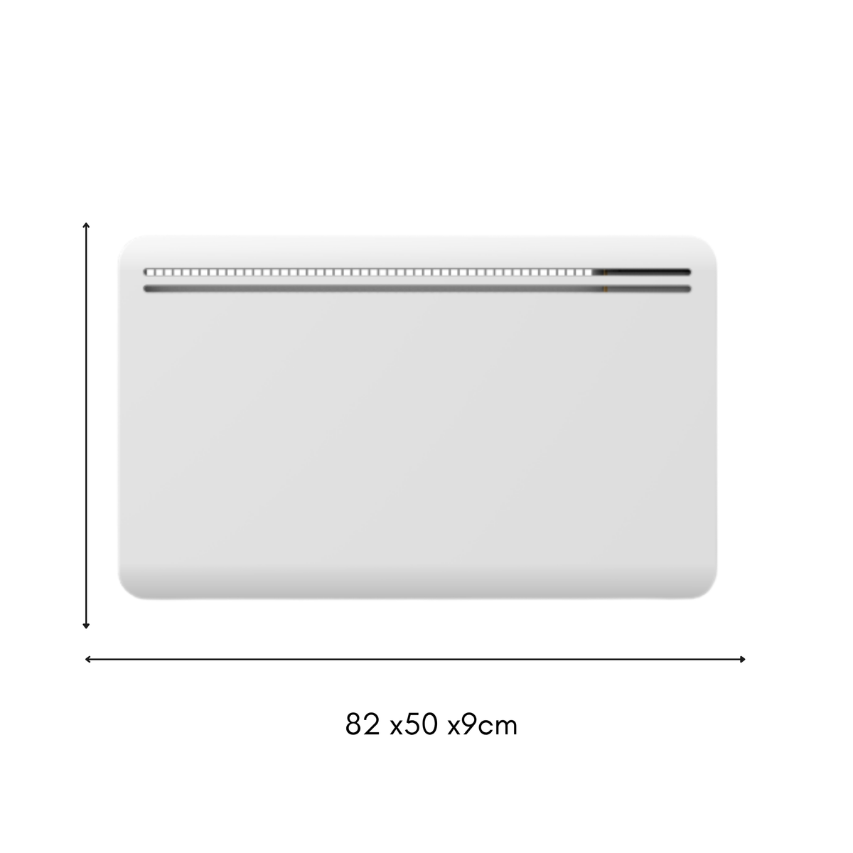 Trockener Trägheitselektroheizkörper CAST IRON Block LCD-Bildschirm 1500W ASPEN NF Standard
