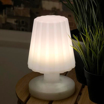 Mini-Tischlampe kabellos wiederaufladbar LED warmweiß dimmbar LADY MINI H22cm