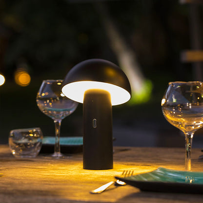 Kabellose Tischlampe verstellbarer Kopf warmweiße LED TOD BLACK H28cm