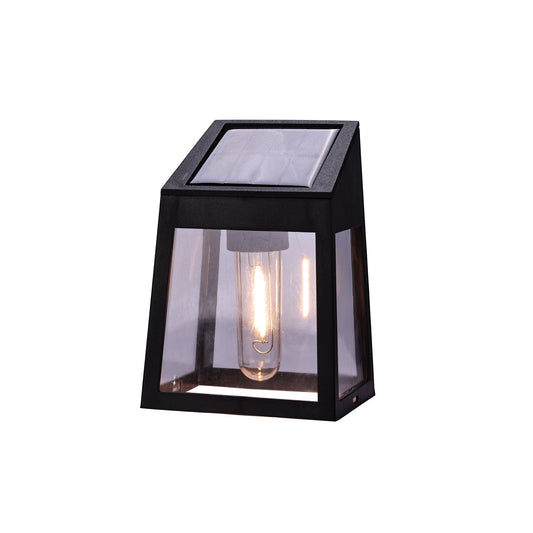 Warmweiße LED-Solar-Wandleuchte FLYN H13cm