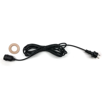 ENNA Kabel E27 Fassungslänge 5 Meter für den Außenbereich kompatibel mit unseren Lampenschirmen