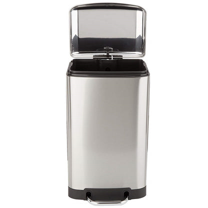 Poubelle de cuisine à pédale 30L Design GREENWICH en acier Inox avec seau couvercle bombé - REDDECO.com