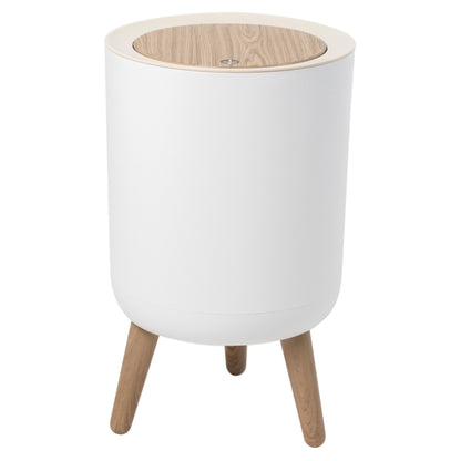 MALMO touch 7L Badezimmer-Bodenabfalleimer Holzfarbe