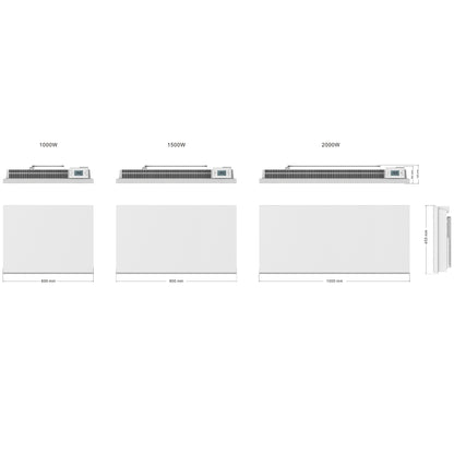 CERAMIC Dry Trägheits-Elektroheizung LCD-Bildschirm 1000W POAS